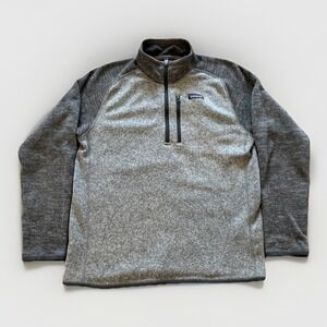 Patagonia Better Sweater 1/4 Zip Mens M 25523 Gray Fleece‎ Gorpcore Jacket